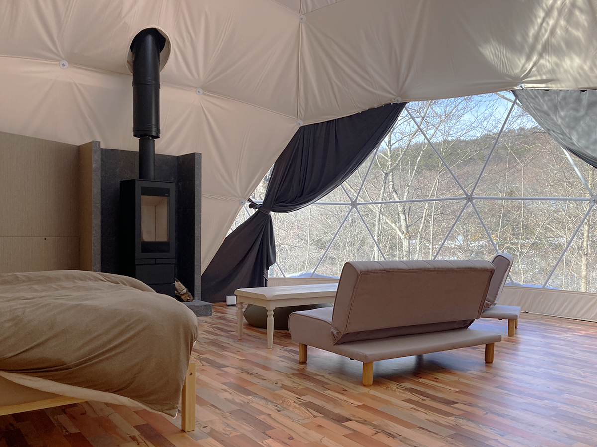 グランピングサイトのテント紹介