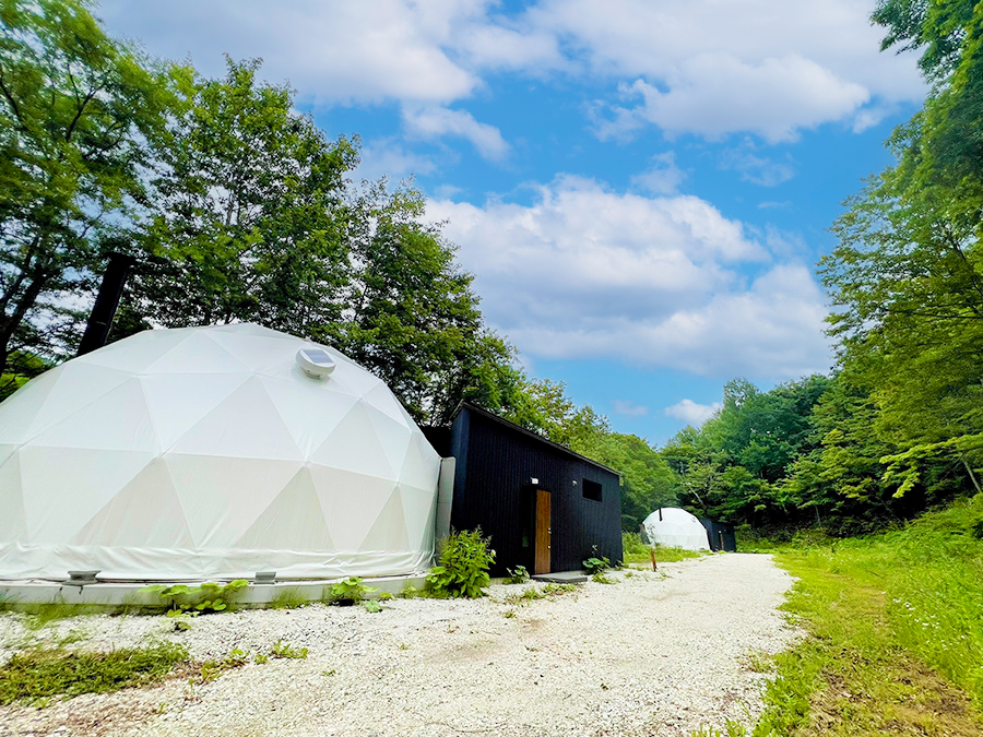 グランピングサイトのテント紹介